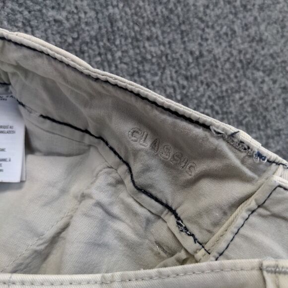 American Eagle Men's Classic Next Level Flex Chino Shorts Gray 28 Cotton Blend - Picture 12 of 13